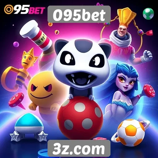 Variedade de jogos disponíveis em 095bet